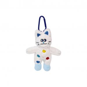 Мягкая кукла Maillard Style Polka Dot Cat In Boots с подвеской, высота 12см X3COMMUNE