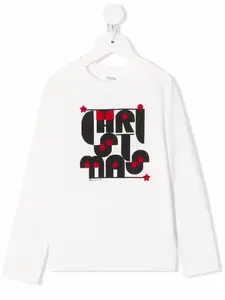 Футболка Tadda с длинными рукавами Bonpoint, белый
