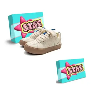 STAE Женские противоскользящие износостойкие низкие скейтерские туфли с коробкой - молочный чай, цвет Milk Tea