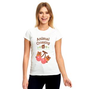 Animal Crossing - Футболка Nepp and Drag женская белая