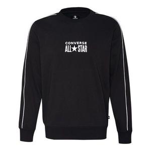 Куртка all star track crew fleece sweatshirt 'black' Converse, черный
