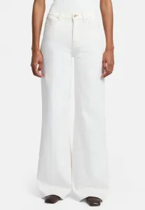 Широкие ноги 7 For All Mankind, White
