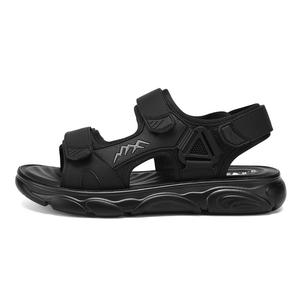 Пляжные шлепанцы мужские черно-зеленые G.N.SHIJIA