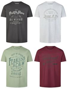 Набор из 4 разноцветных футболок RIVLeon