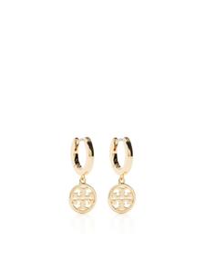 Серьги-подвески Double-T Tory Burch, золотой