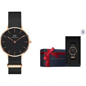 DW/DanielWellington Часы Daniel Wellington DanielWellington Watch Wrist Watch Quartz Movement Nylon Strap Black Dial Women's Watch