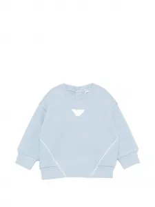 Свитшот с логотипом Emporio Armani Kids, синий