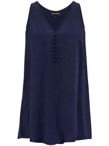 Блузка Emporio Armani Armure, синий