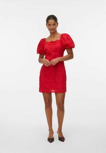 Платье Vero Moda VMELIN KURZES , Ribbon Red/Red
