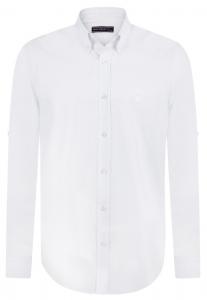 Рубашка на пуговицах классического кроя Felix Hardy, белый