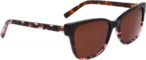 Женские прямоугольные солнцезащитные очки DKNY DK552S, Honey/Pink Tortoise