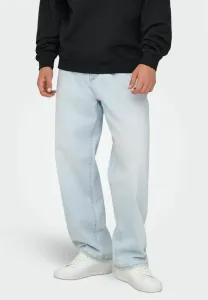 Джинсы onsfade со средней посадкой и свободным кроем Only & Sons, Light Blue Denim