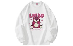 Свитшоты Unisex Crew Neck Moderate Heavyweight Disney, белый fleece-lined
