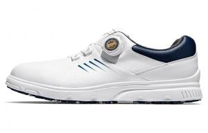 PGA Легкие и износостойкие мужские низкие гольф-туфли бело-синие, цвет White Navy Blue