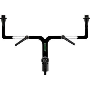 Универсальное крепление для двух микрофонов Royer FlexBar, матовое черное