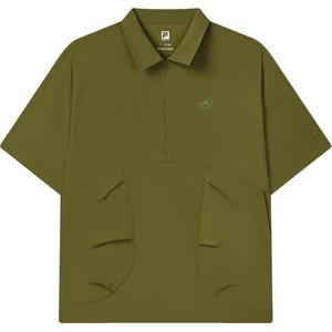 Фитнес серия поло мужская FILA, темно-зеленый