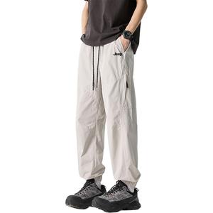 Повседневные брюки Unisex тонкие с манжетами Jeep, светло-серый