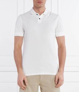 Поло мужское Boss Orange с воротником на пуговицах, белый