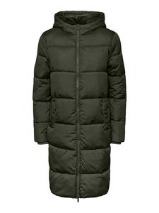 Pieces Переходное пальто "Pcbee" темно-зеленого цвета