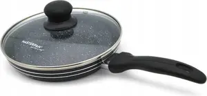 Сковорода гранитная, крышка 18 см, сотовая, индукционная, газовая, 0,6 л, высота 4,0 Masterpan