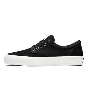 Кроссовки GOLUCK Skateboarding Shoes Unisex Low-top Black, черный/белый