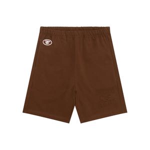 Шорты с нашивкой логотипа A Bathing APE Aape, коричневый