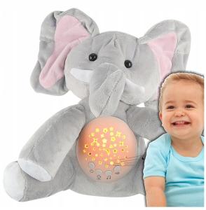 Слон, Медведь, Спальной Бар, Звездный Проектор, Музыкальная Шкатулка, Лулласы, Плюшевая Игрушка Слон X441 Stator