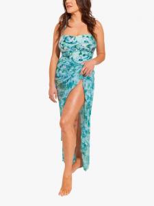 Санторини бандо купальник удлиненной длины Seaspray, Blue/Multi