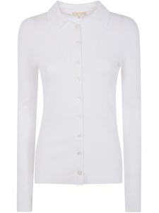 Michael Michael Kors кардиган в рубчик, белый