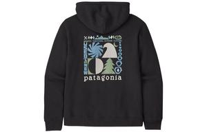 Спортивная толстовка Spirited Seasons Uprisal с молнией унисекс Patagonia, черный
