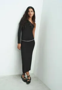 Подростковое трикотажное платье Mango Kids, Zwart