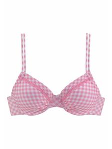 Верх бикини Buffalo, цвет rosa/kariert