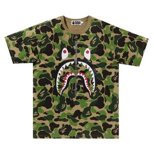 Футболка BAPE ABC Camo Shark Tee, Green