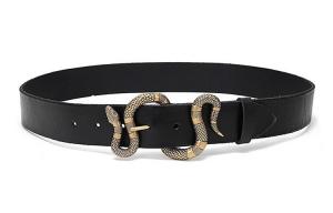 Ремень с пряжкой в виде змеи GUCCI