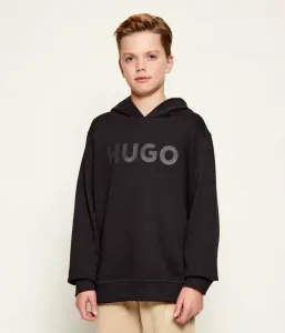 Толстовка regular fit Hugo Kids, черный