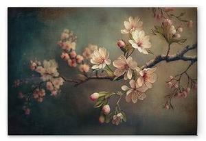 Картина на холсте A.S. Création Cherry Blossom цвет graurosabraun