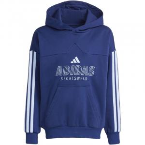 Толстовка с капюшоном House of Tiro Kids Adidas, мультиколор