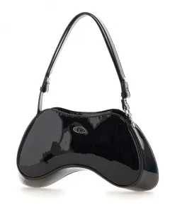 Стильная черная сумка через плечо Diesel, черный