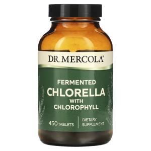 Ферментированная хлорелла с хлорофиллом Dr.Mercola, 450 таблеток