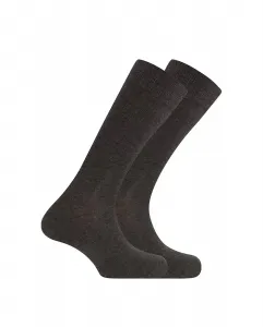 Набор из 2 пар однотонных мужских носков Punto Blanco из органического хлопка, серый