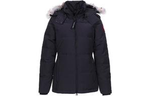 Женский пуховик Canada Goose, темно-синий