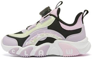 QIAODAN Детские кроссовки с мягкой подошвой и противоскользящим эффектом, фиолетовые, для детей от 3 до 7 лет