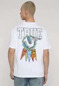 Футболка с принтом вымпелов hs True Religion, Optic White