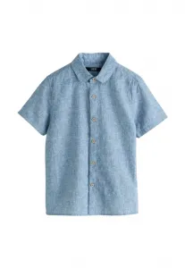 Рубашка с коротким рукавом стандартного кроя Next, Denim Blue