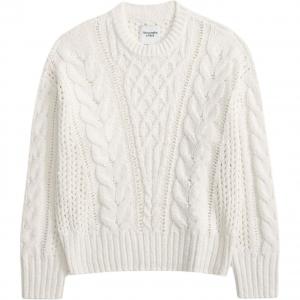 Женский свитер Abercrombie＆Fitch, cream