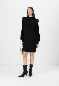 Платье-джемпер VIBOOBA FRILL DRESS VILA, черный