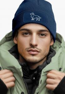 Шапка MoonWorks Beanie, Labrador Dunkelblau/Mottled Dark Blue
