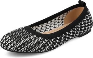 Женские балетки Journee Comfort Insole Maryann средней и широкой ширины Journee Collection, белый/черный