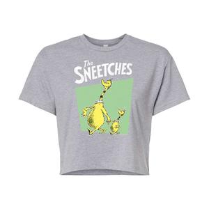 Укороченная футболка с рисунком Dr. Seuss "The Sneetches" для юниоров Licensed Character, серый
