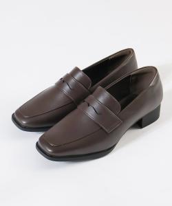 Лоферы с квадратным носком и каблуком 3 см для офиса, официальных мероприятий и повседневной носки 3066 Liberty Doll, цвет Dark Brown